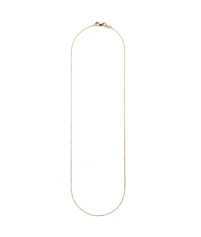 14k Gold Super Fine Chain Necklace