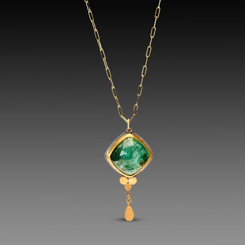 Teal Tourmaline Necklace