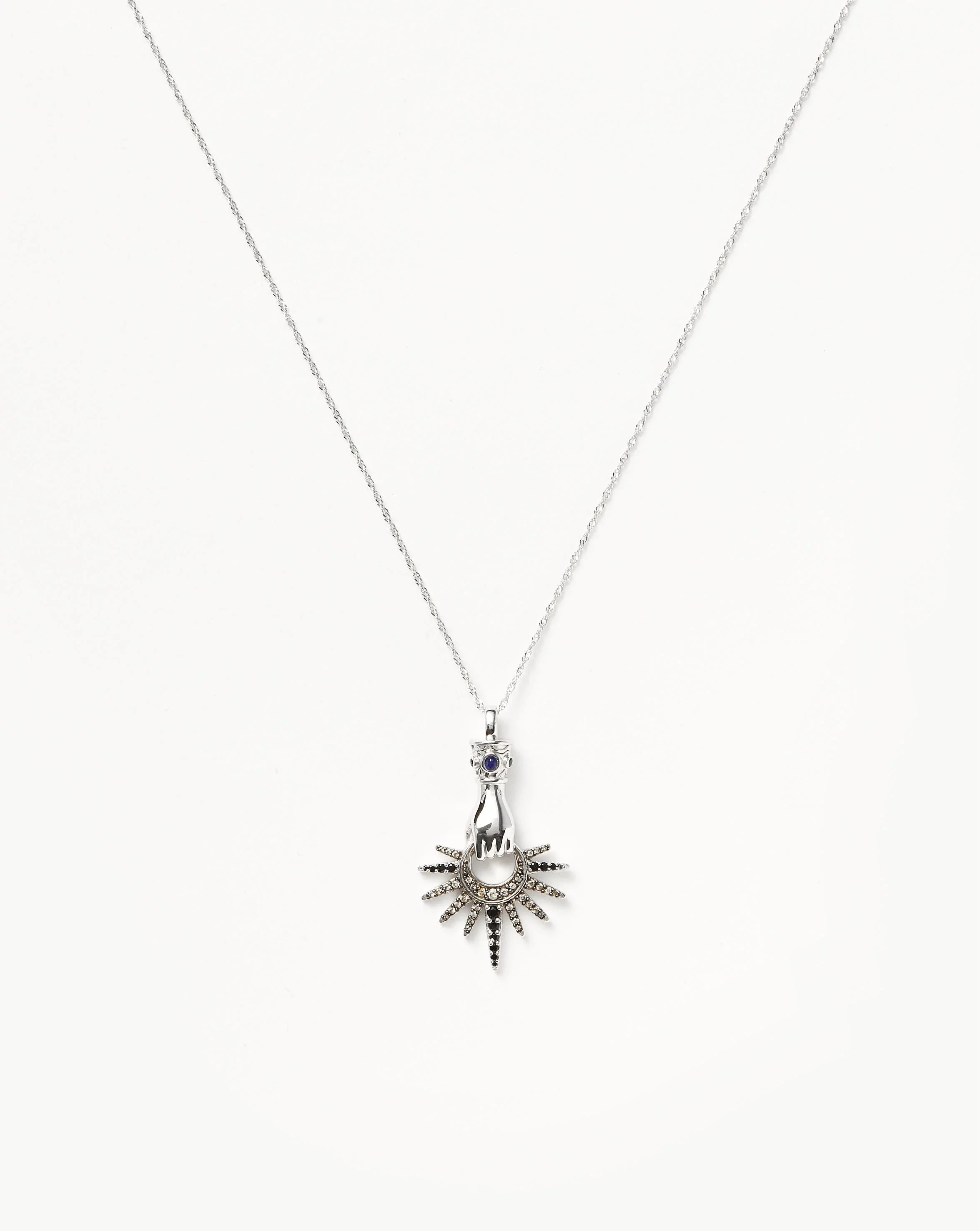 Harris Reed Star Catcher Pendant Necklace | Sterling Silver/Cubic Zirconia