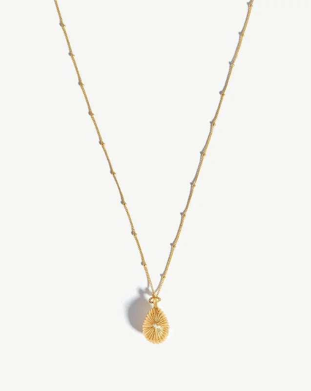 Harris Reed Star Crossed Necklace | 18k Gold Plated/Black Onyx