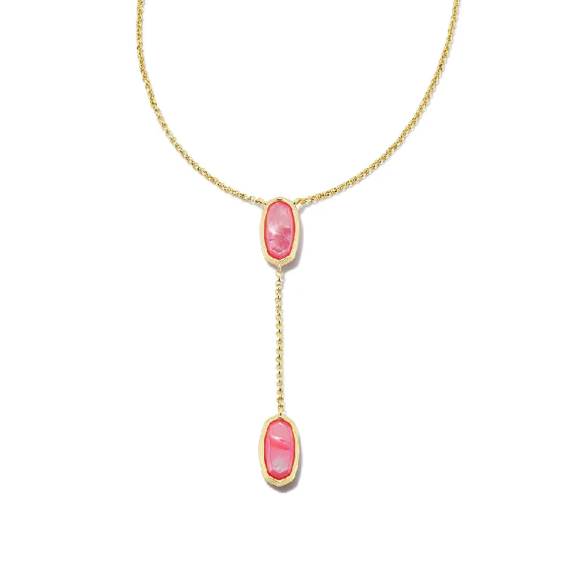 Kendra Scott Framed Elisa Gold Y Necklace