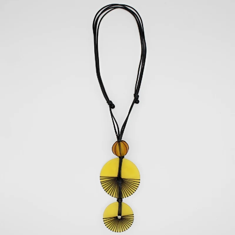 Yellow Frosted Yanna Necklace