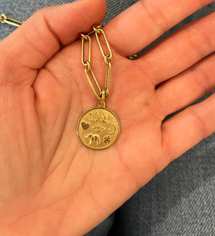 The Lucky Charm Disc Charm