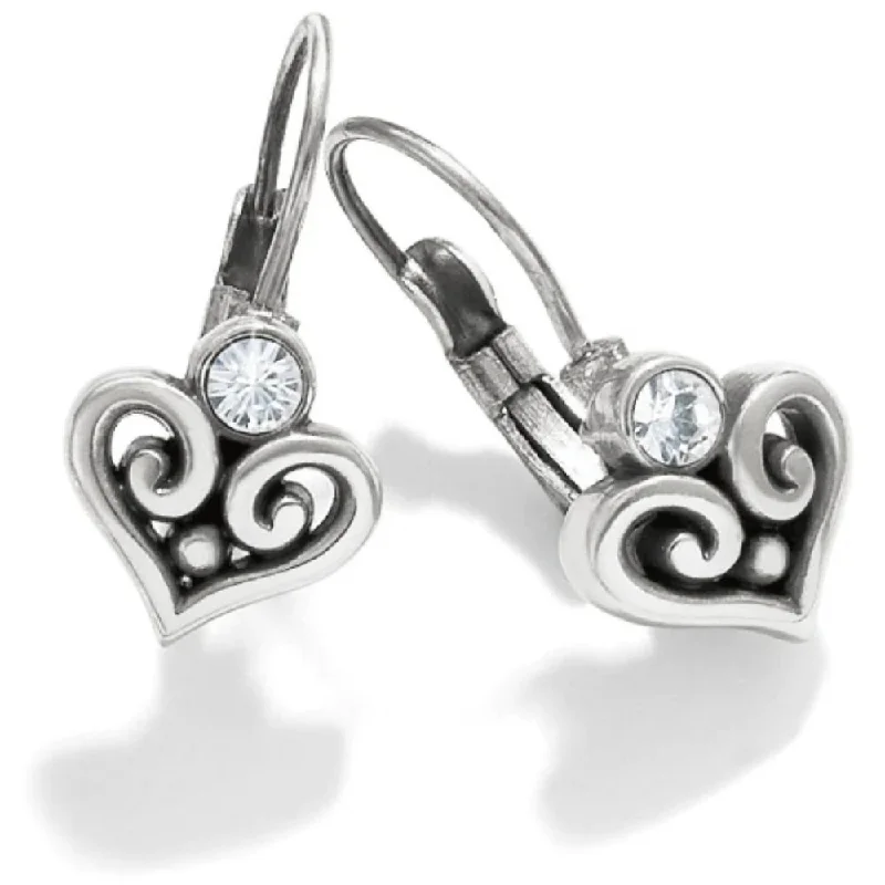 Brighton Alcazer Heart Leverback Earrings