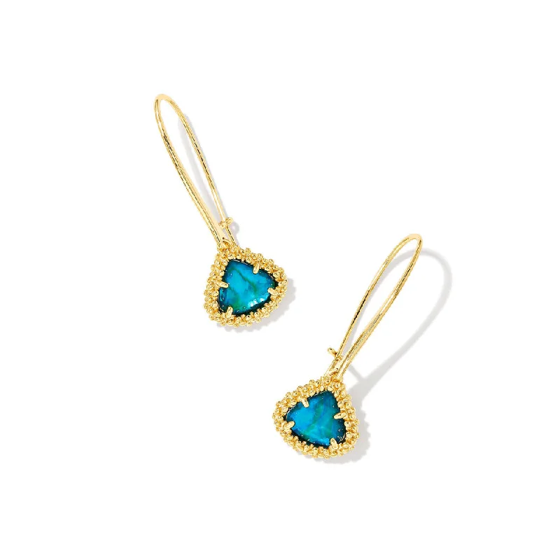 Kendra Scott Framed Kendall Gold Wire Drop Earrings