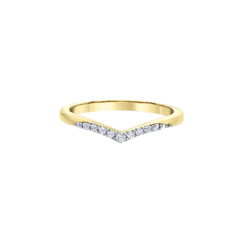 030471  OUT OF STOCK, PLEASE ALLOW 3-4 WEEKS FOR DELIVERY 10KT Yellow Gold .12CT TW Diamond Ring