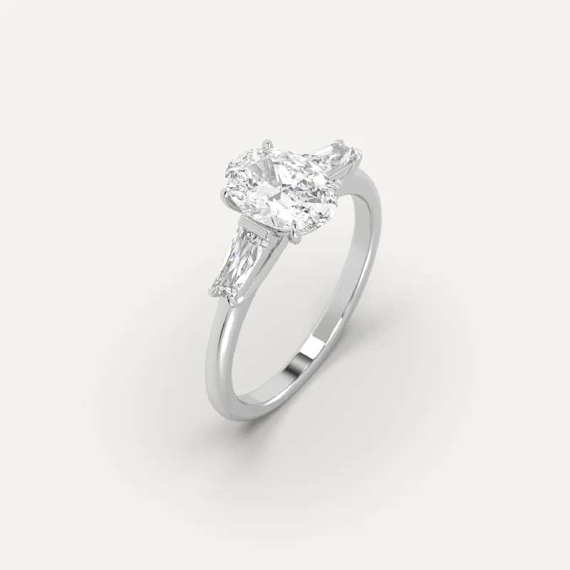 1 carat Oval Cut Diamond Ring