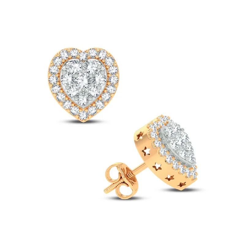 10K 1.00CT DIAMOND EARRING