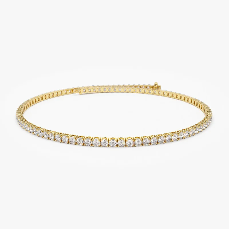 14K Diamond Tennis Bracelet 2.20 ctw