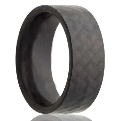 ANGULO | Carbon Fiber Wedding Ring for Men | 6mm & 8mm