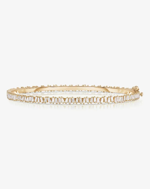 Baguette Ridge Bangle