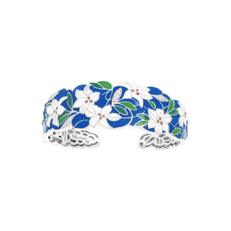 Tiger Lily Blue Bangle