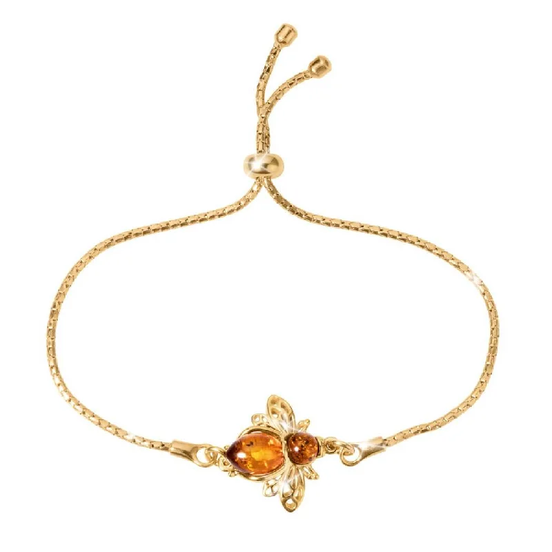 Busy Bee Amber Bracelet