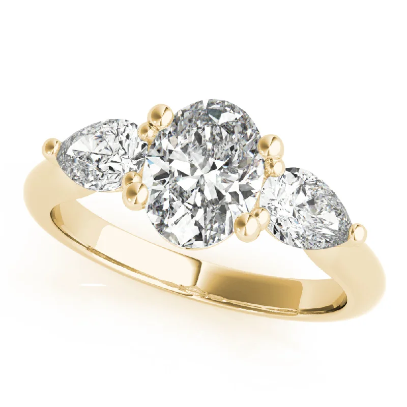 Charlotte Oval Diamond Engagement Ring Setting