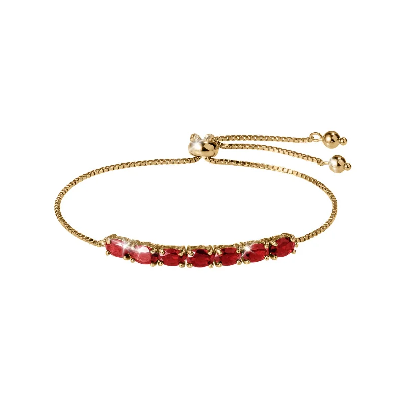 Decadent Garnet Bracelet