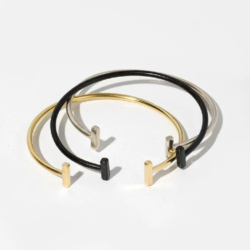 Double T Strand Cuff Bracelet