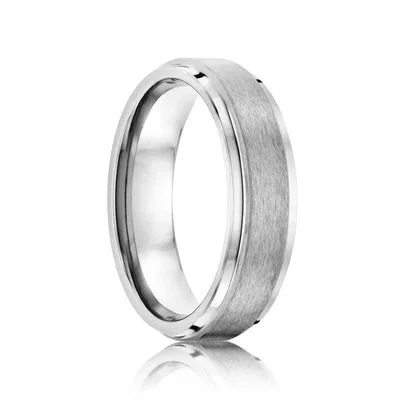 EMERSON | Tungsten Wedding Ring | Satin Finish | 6mm & 8mm