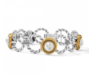 Meridian Golden Pearl Bracelet by Brighton