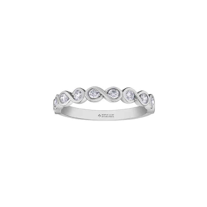 ML792W40 14KT White Gold .40CT TW SI Canadian Diamond Ring