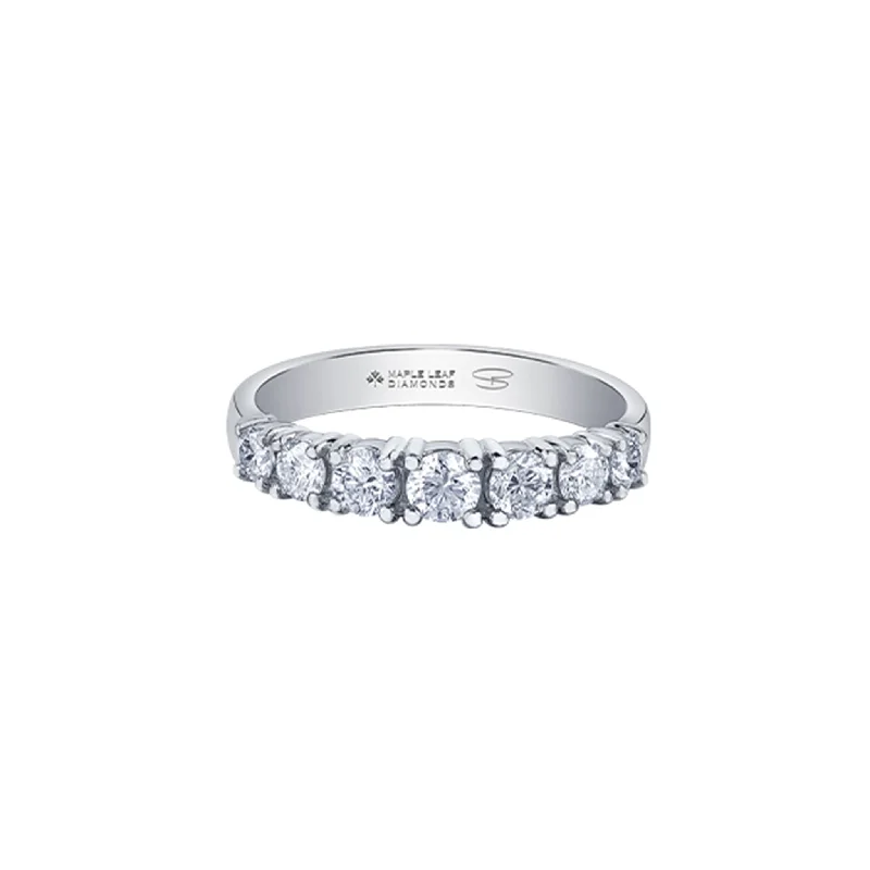 ML882W80 14KT White Gold .80CT TW Canadian Diamond Ring