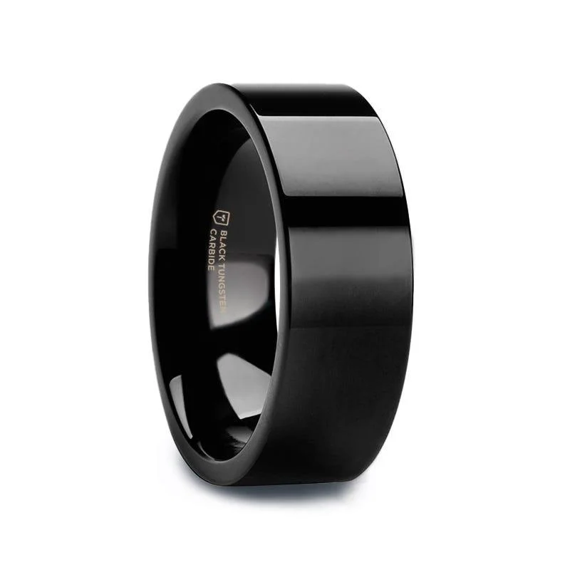 MORPHEUS Flat Black Tungsten Ring - 2mm - 12mm