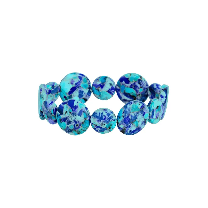 Ocean Splash Turquoise & Lapis Bracelet