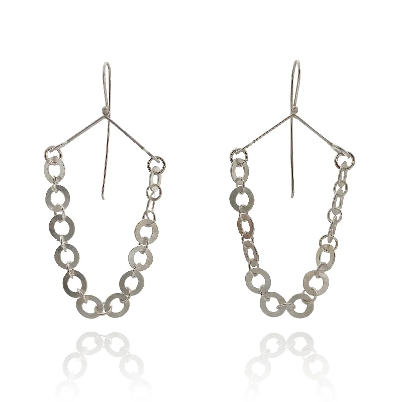 Oval Link Earrings