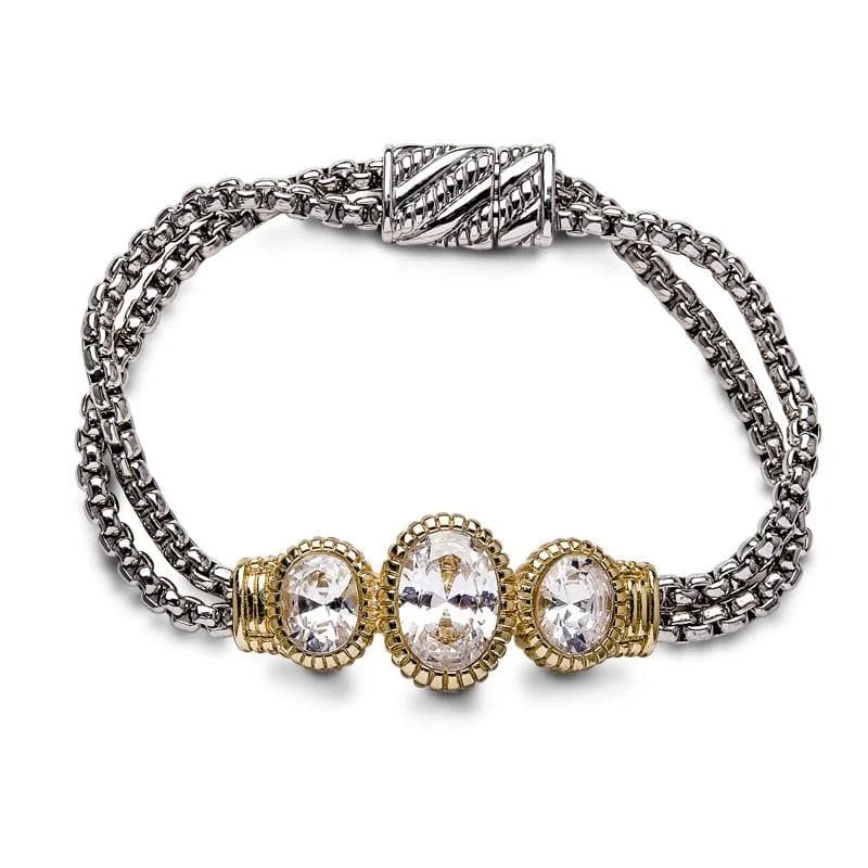 Trinity Clear Bracelet